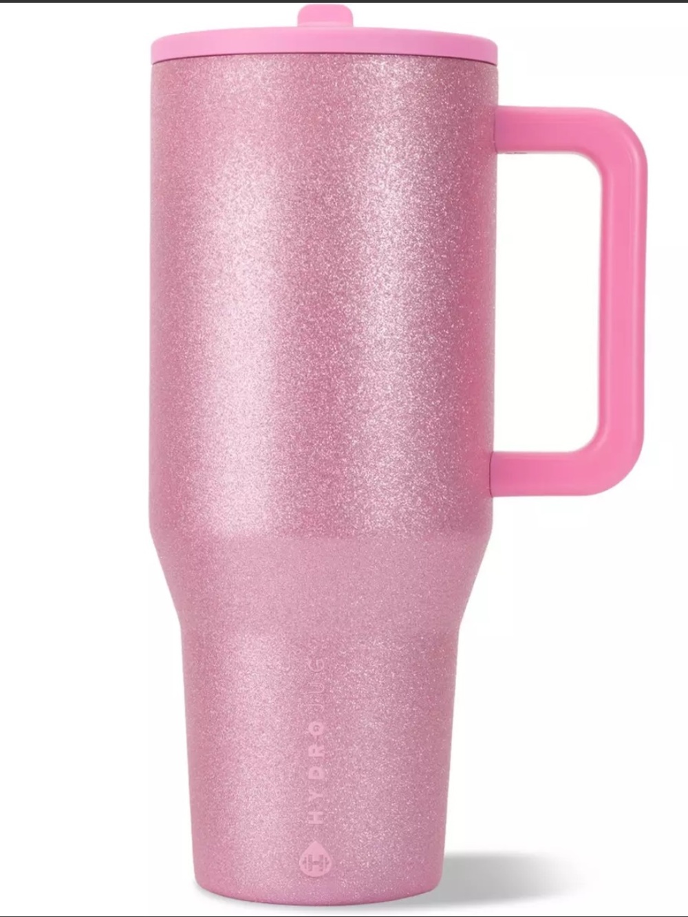 🦋HydroJug Traveler 
Pretty in Pink 40 oz